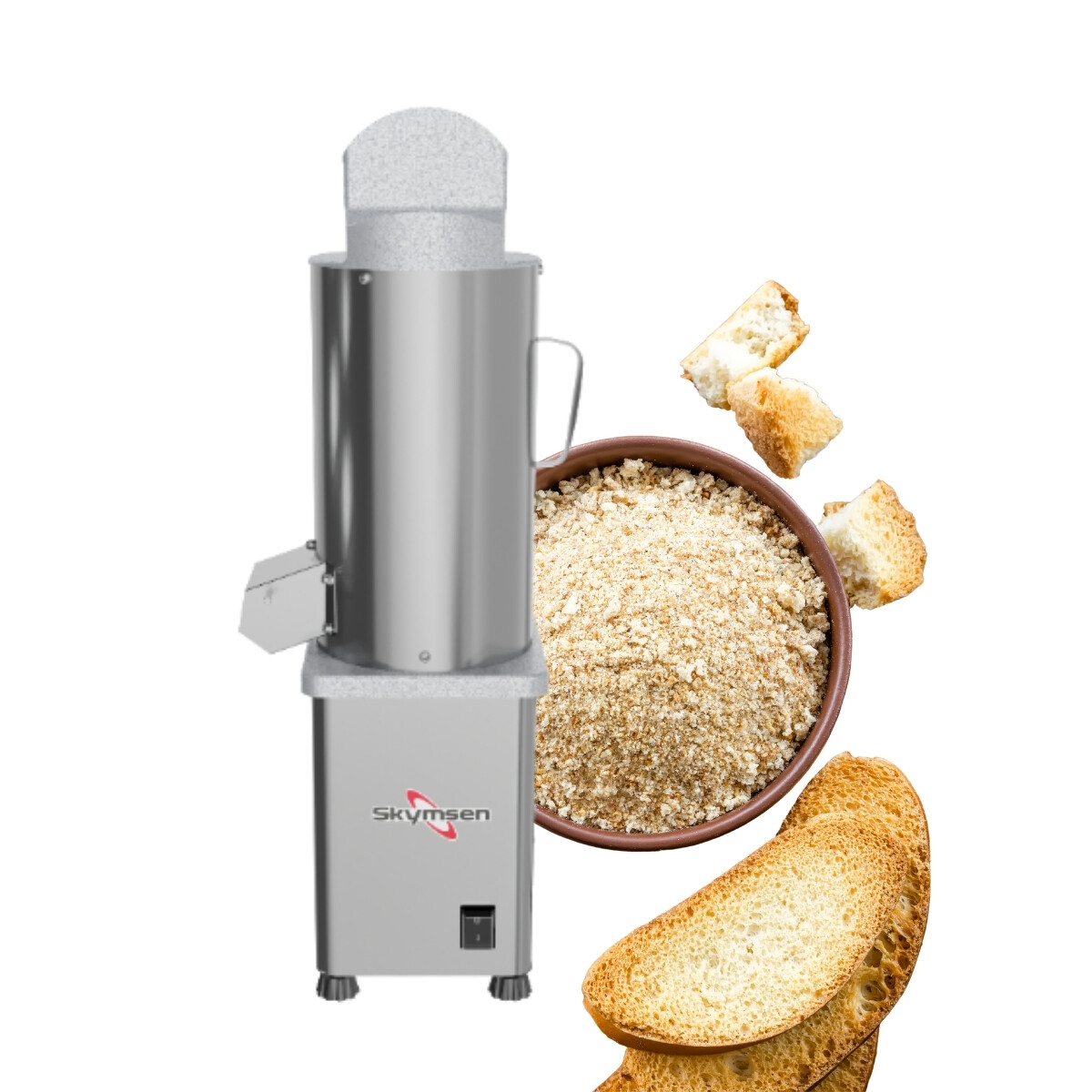 Molino Rallador de Pan 30 kg/h 