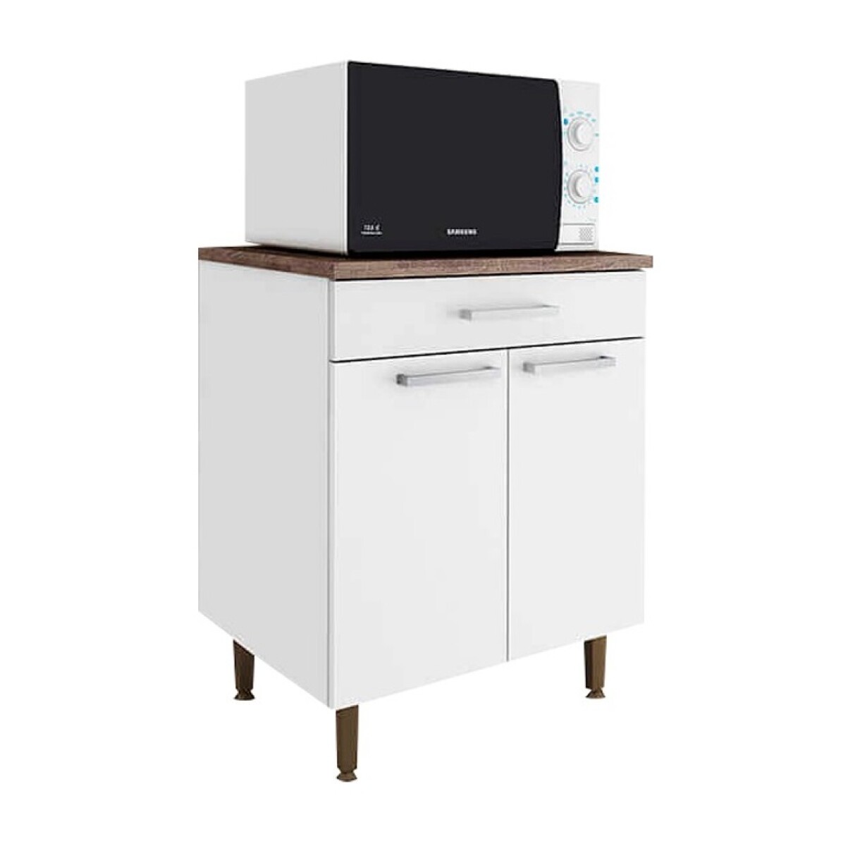 Kit Mueble De Cocina Para Horno O Microonda La Tentación Color Blanco 