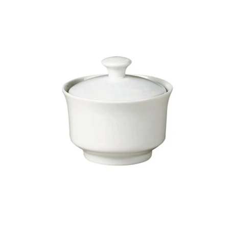 AZUCARERO CON TAPA BLANCO PORCELANA AZUCARERO CON TAPA BLANCO PORCELANA