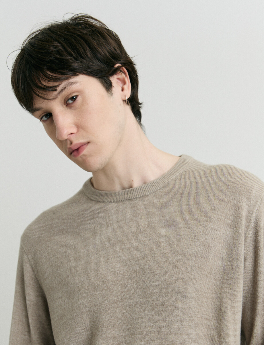 470413 SWEATER HARRINGTON URBAN Beige Melange