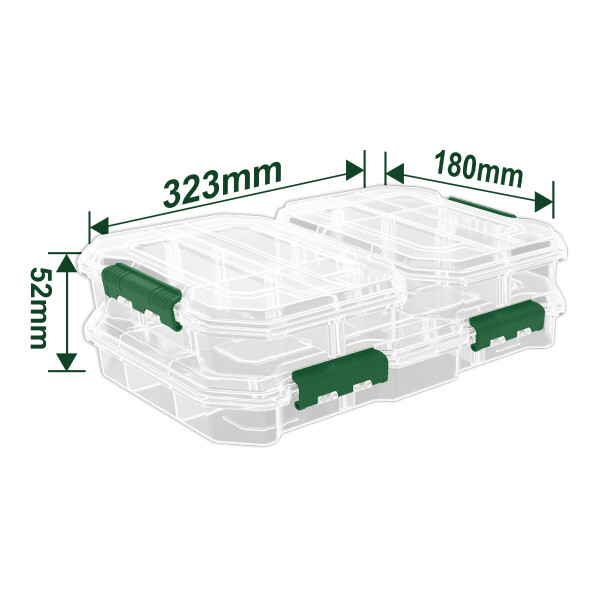 Set de 3 Organizadores Transparentes Jadever Set de 3 Organizadores Transparentes Jadever