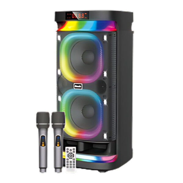 Parlante Bts-1990 2x8" Bluetooth Micrófono Batería PARLANTE BRODU BTS-1990 2X8" BAT MIC