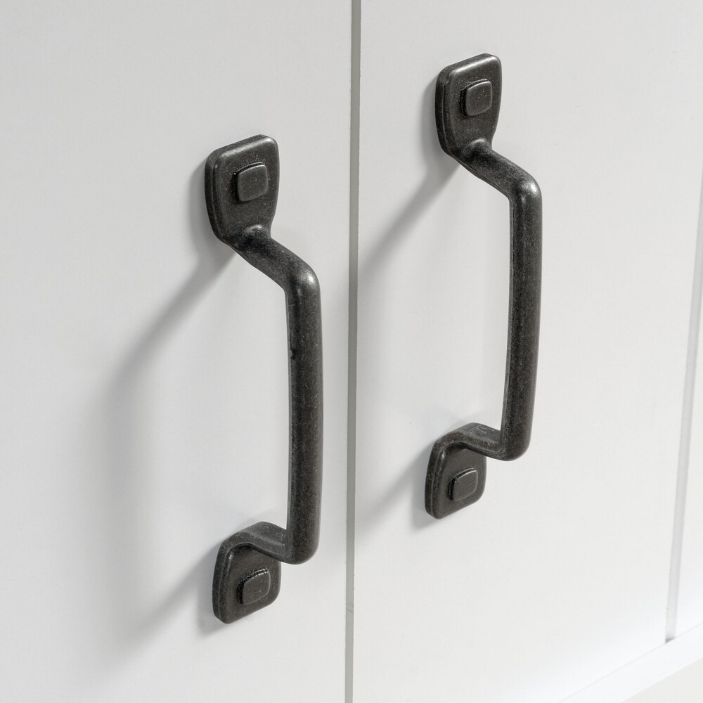 Rack para TV 70" Puertas corredizas - Sauder - Credenza Blanco