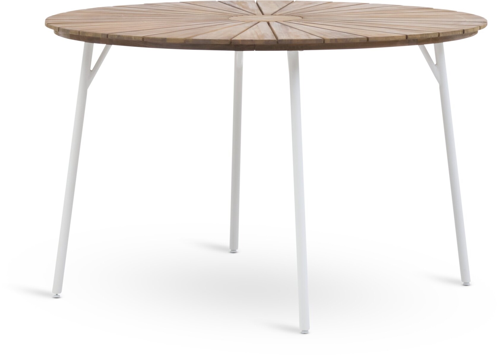 Mesa de jardín BASTRUP Ø120 mad dura/blanco 