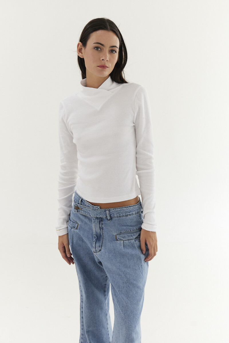 Polera Cross Blanco
