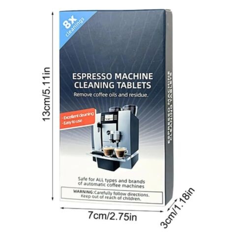 Tabletas Descalcificantes Para Cafetera Limpiador 8 Unidades Tabletas Descalcificantes Para Cafetera Limpiador 8 Unidades
