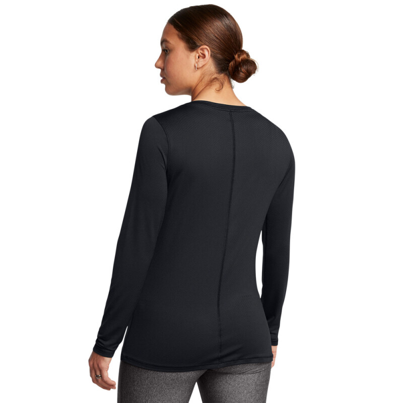 UA HG Armour Long Sleeve-BLK BLK-002