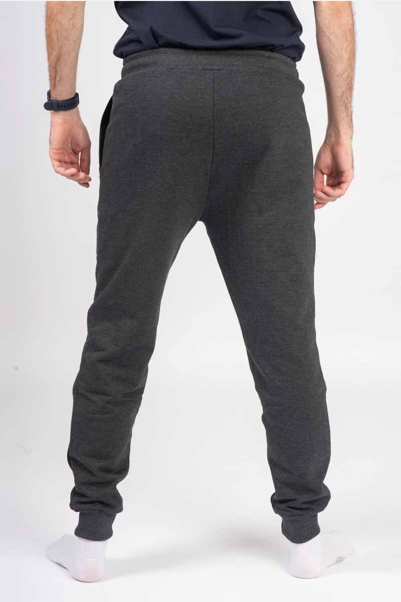 PANTALON HERING UNISEX C/PUÑO C/FELPA E509 Gris-oscuro