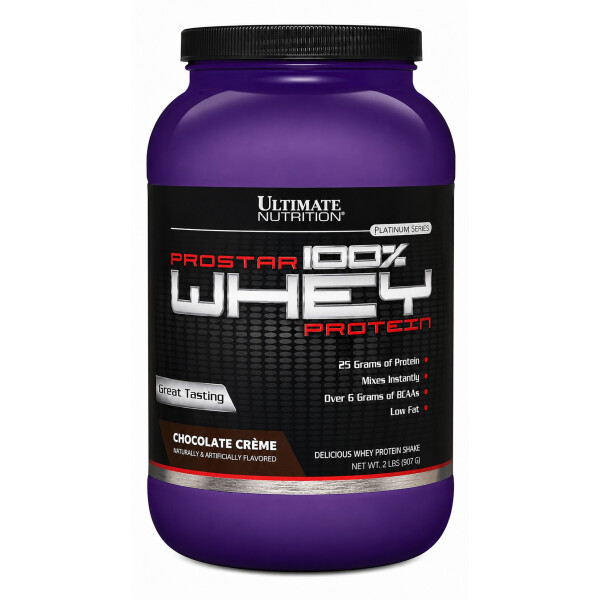 Prostar 100% Whey Protein Chocolate 2 lbs | Ultimate Nutrition Prostar 100% Whey Protein Chocolate 2 lbs | Ultimate Nutrition