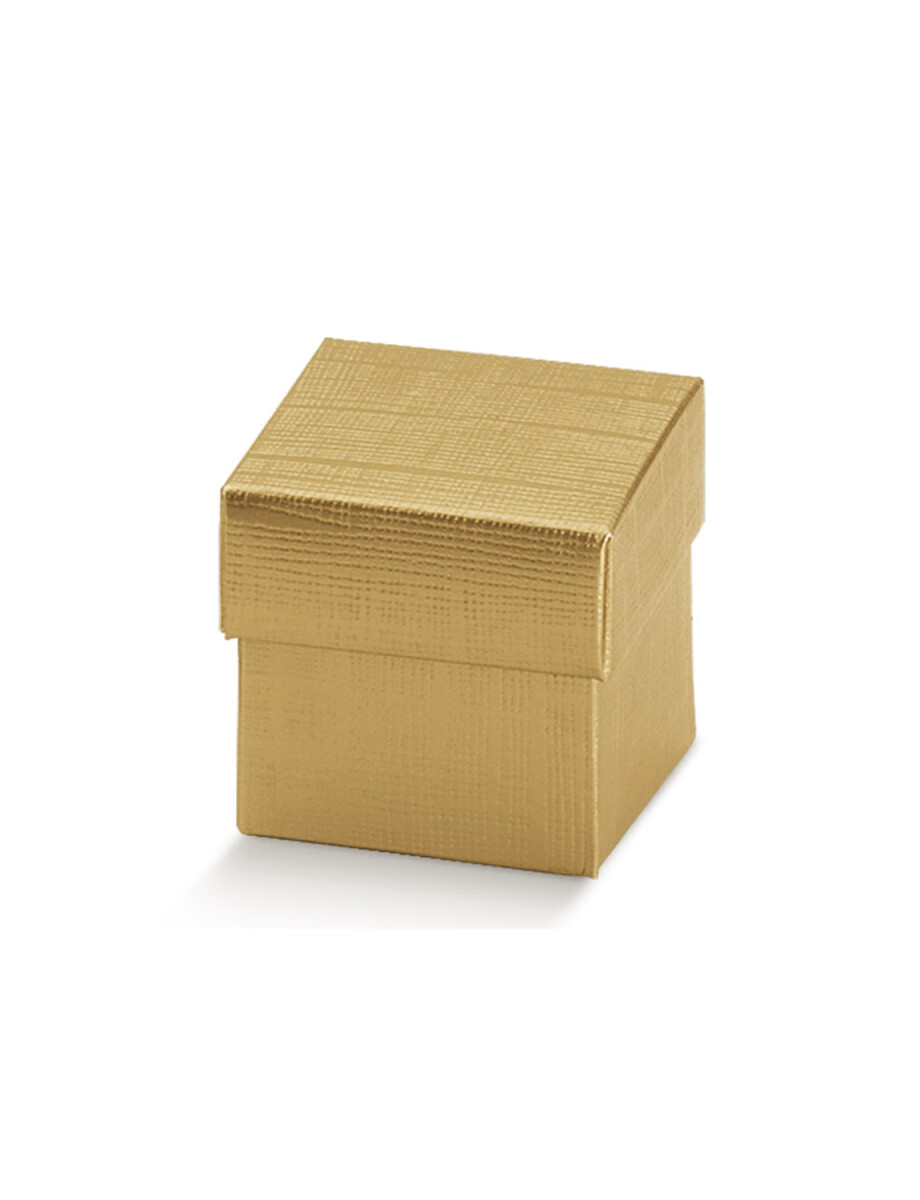 CAJA+TAPA 16,5X11X4 cm - SETA ORO 