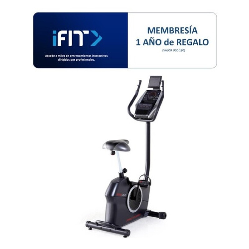 Bicicleta ergométrica ProForm 225 CSX con freno magnético + iFit Live Negro
