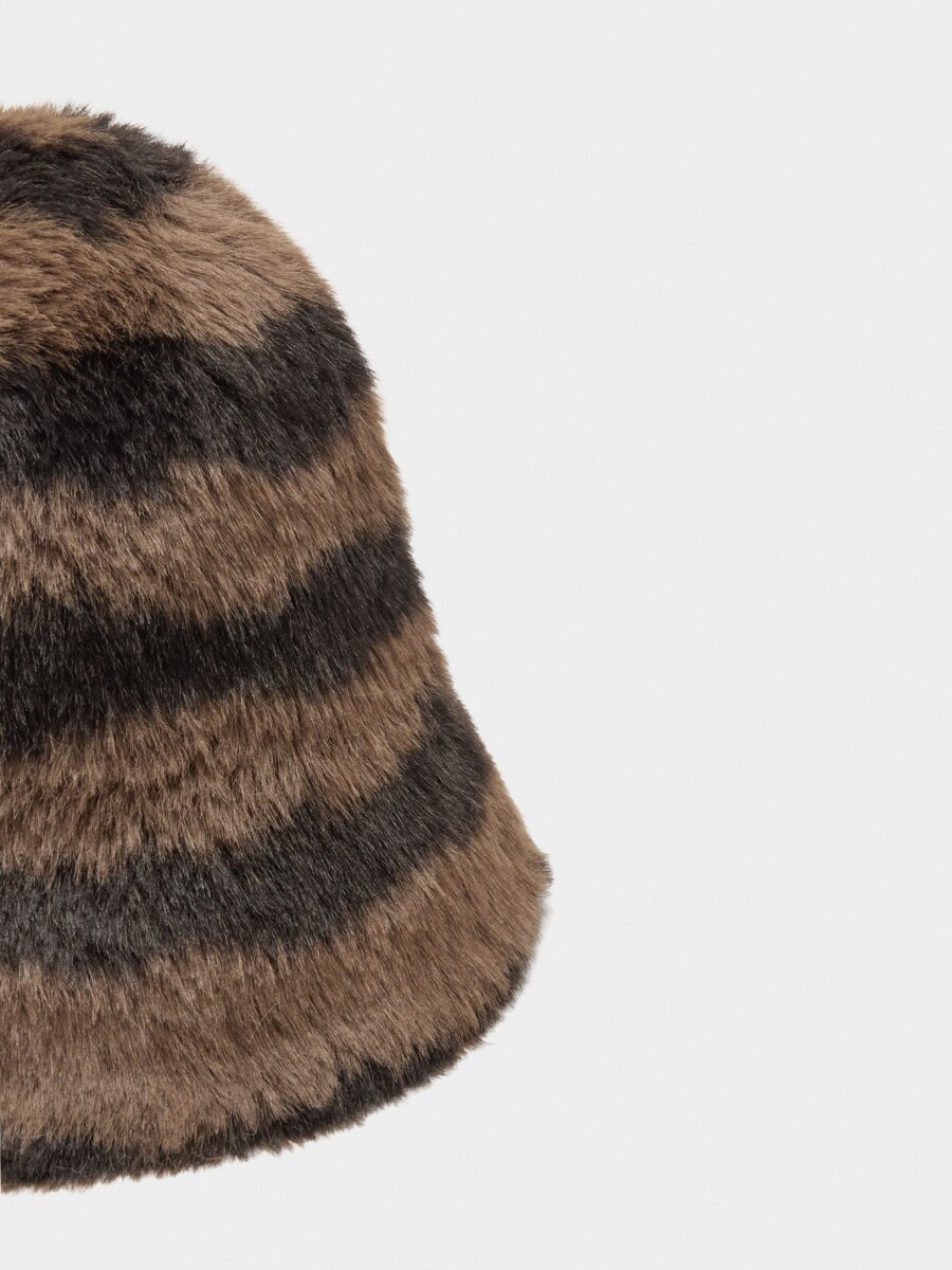 Sombrero Bucket Efecto Pelo multicolor
