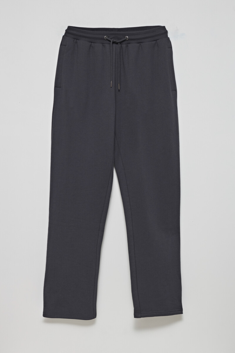 Pantalón deportivo recto Gris Oscuro