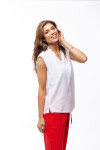 BLUSA AUBREY BLANCO RAYAS