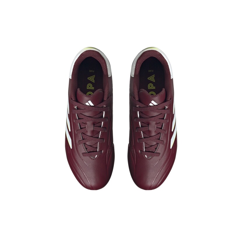 Championes adidas Copa Pure II League de niño Shadow Red / Cloud White / Team Solar Yellow 2