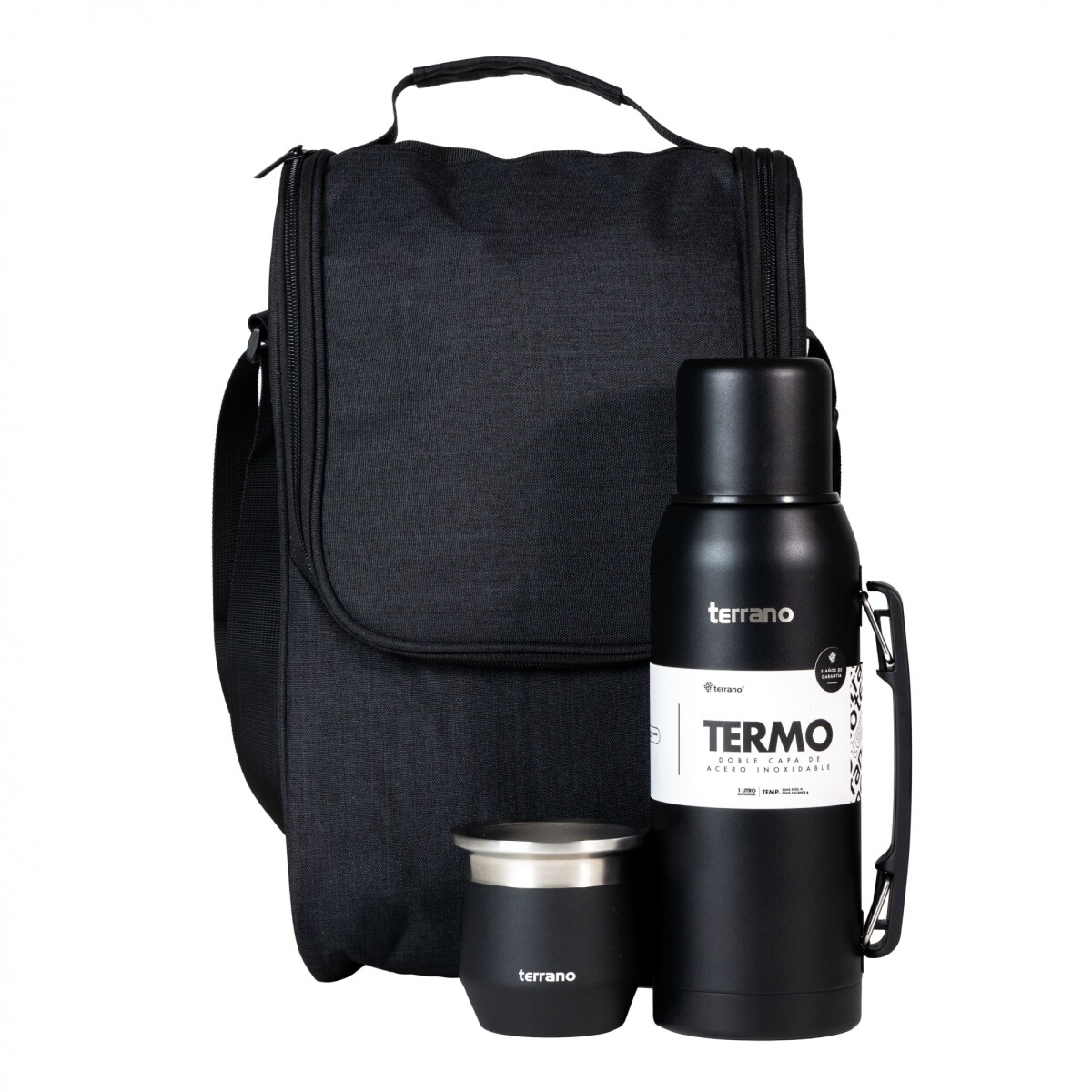 Kit Completo 1LT Premium + Morral Matero - Negro 