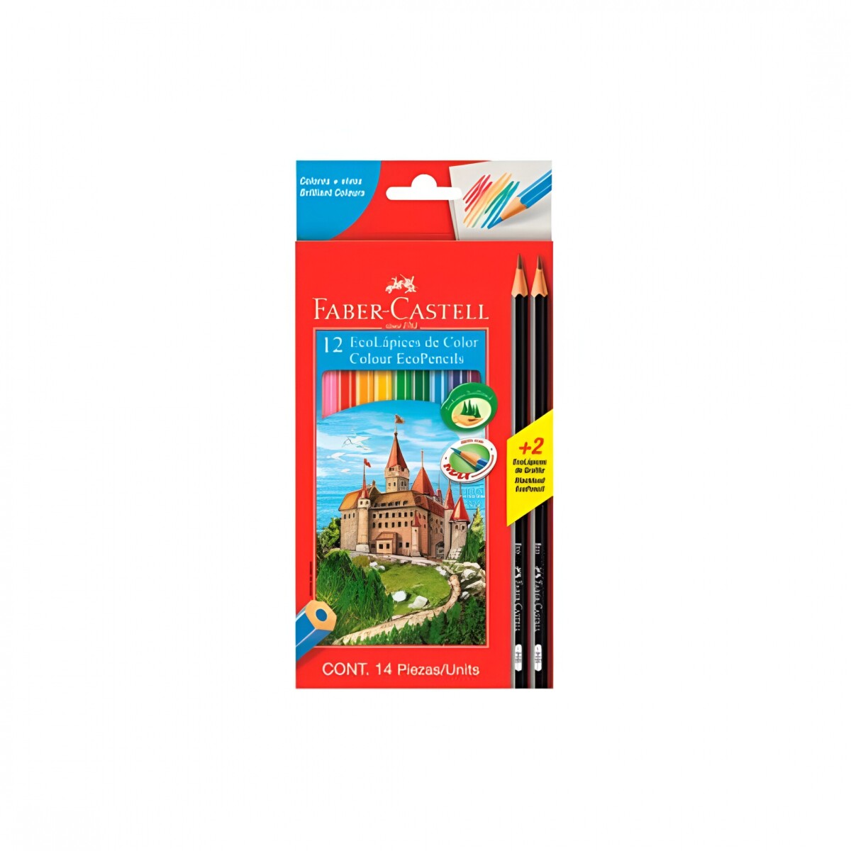 FABER KIT 12 LARGOS 14PZA (+2 LAPIC NEGROS) 