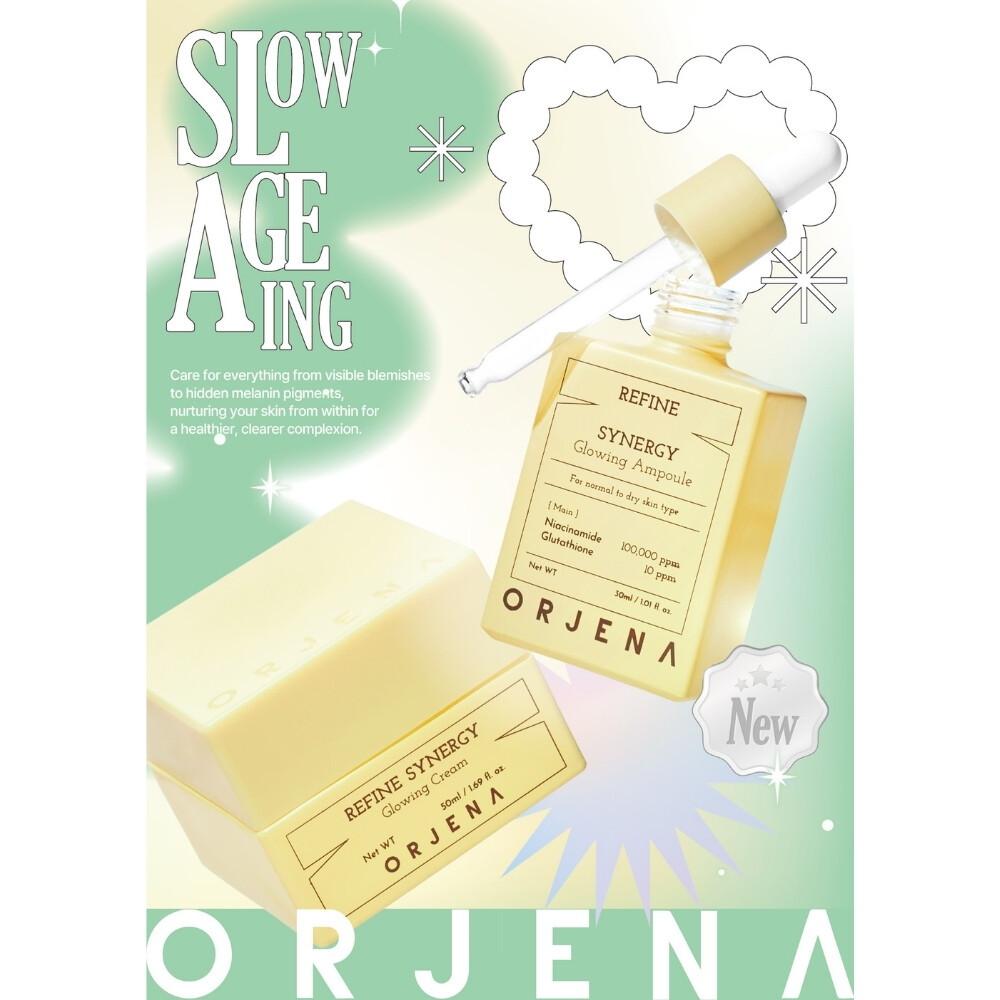 Pack Glow ORJENA — Ampolla + Crema Refine Synergy (Brillo y manchas) Pack Glow ORJENA — Ampolla + Crema Refine Synergy (Brillo y manchas)