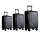 Set de 3 Valijas de Mano Rígidas Negro