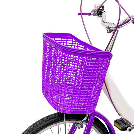 Bicicleta Plegable Paseo Rod 20 Dama Niña Accesorios Violeta