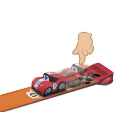 Bburago Jr Pista de Auto 3 en 1 con Vehículo y Luz U
