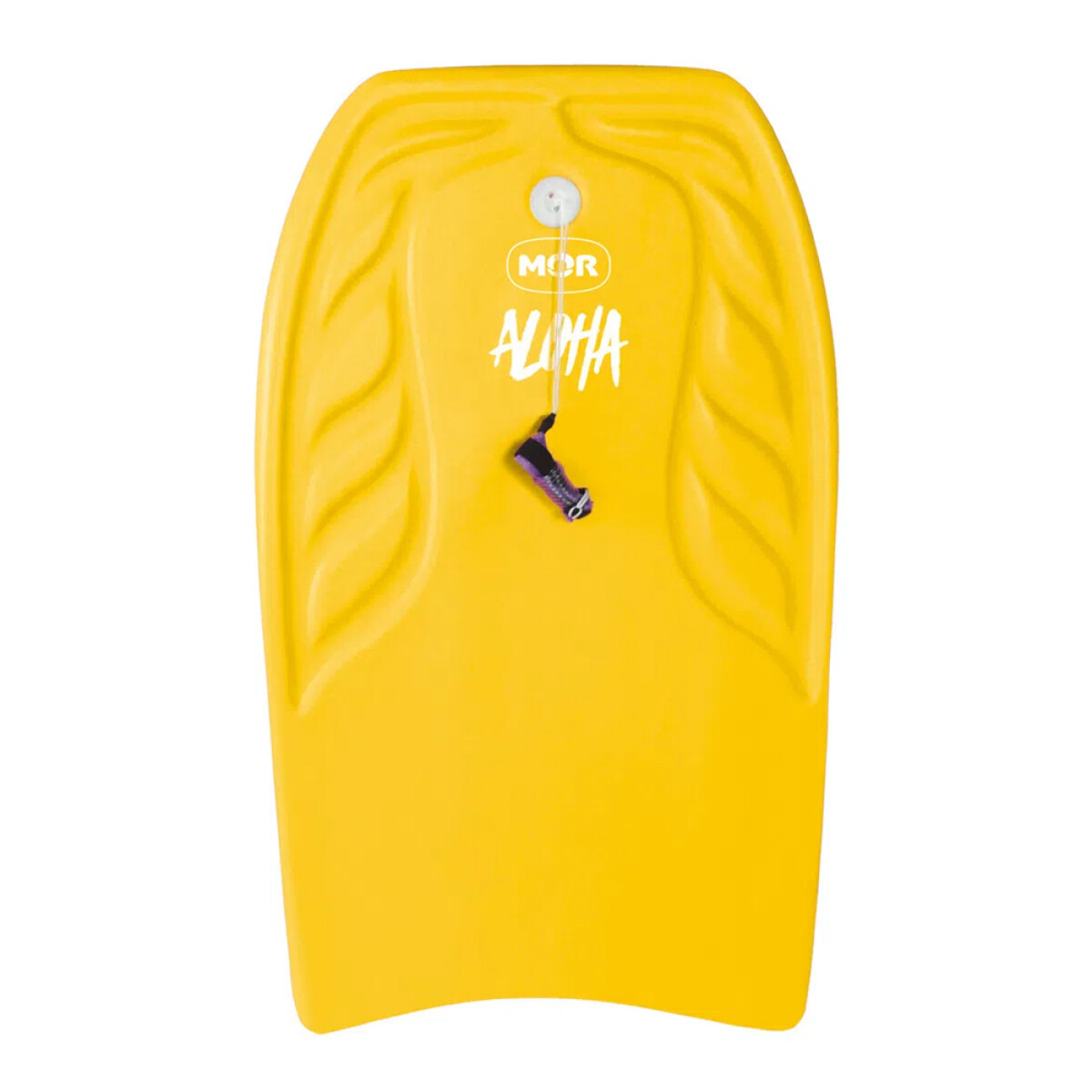 Tabla de Morey Bodyboard Mor Aloha 57x35cm p/ Barrenar Olas - Amarillo 