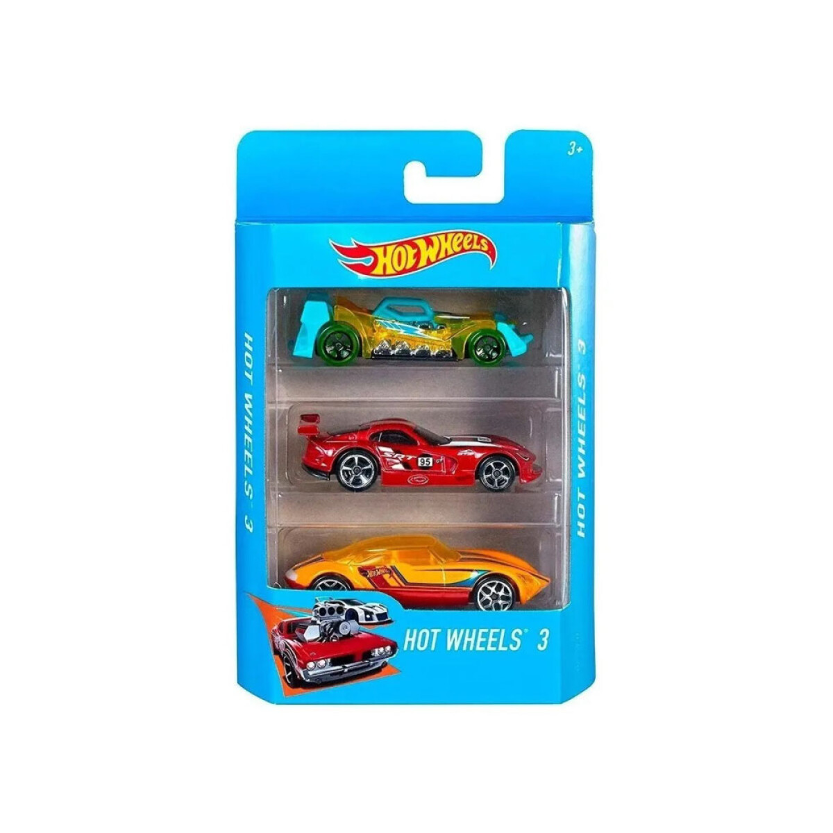 Hot Wheels Vehiculos Pack X 3 Mattel 