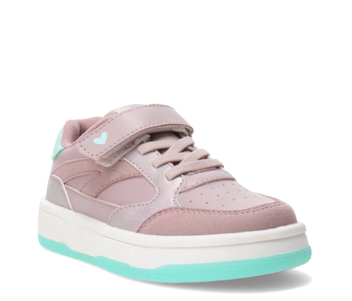 Championes de Niña ASTACO con velcro Rosado