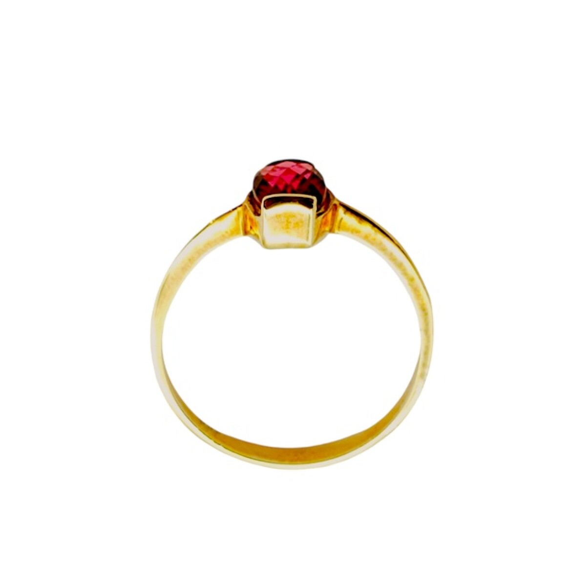 Anillo Solitario-Oro Bajo-Piedra Rubi-AN8136 - conpiedra 