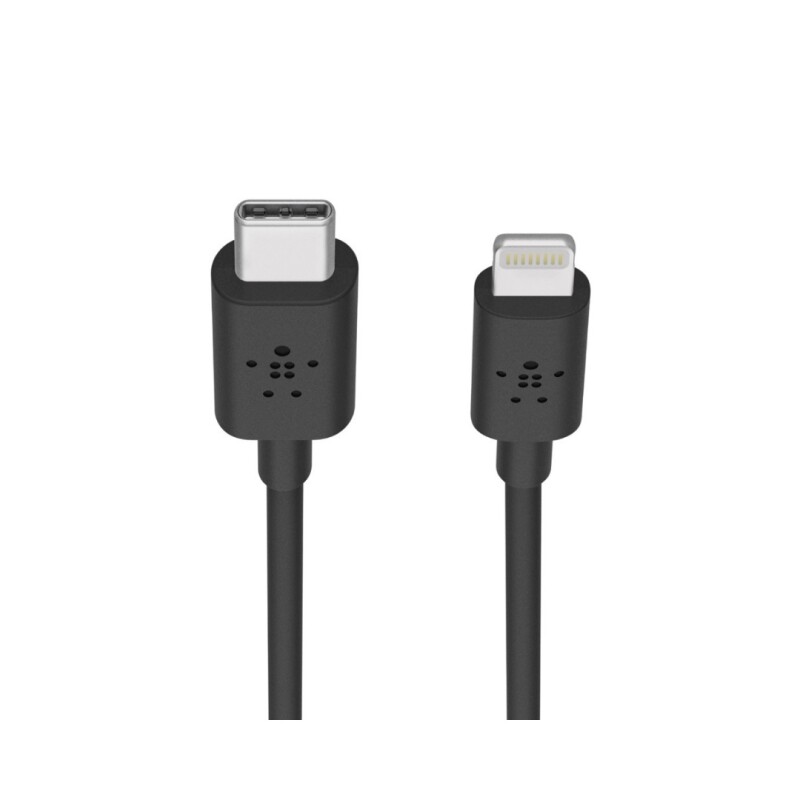 Cable De Datos Belkin p Apple USB-C a Lightning 1 Mts Black Cable De Datos Belkin p Apple USB-C a Lightning 1 Mts Black