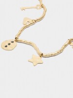 Collar Dorado Con Colgantes dorado
