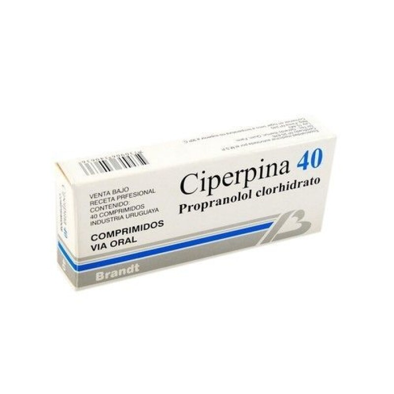 Ciperpina 40 Mg. 40 Tabletas Ciperpina 40 Mg. 40 Tabletas