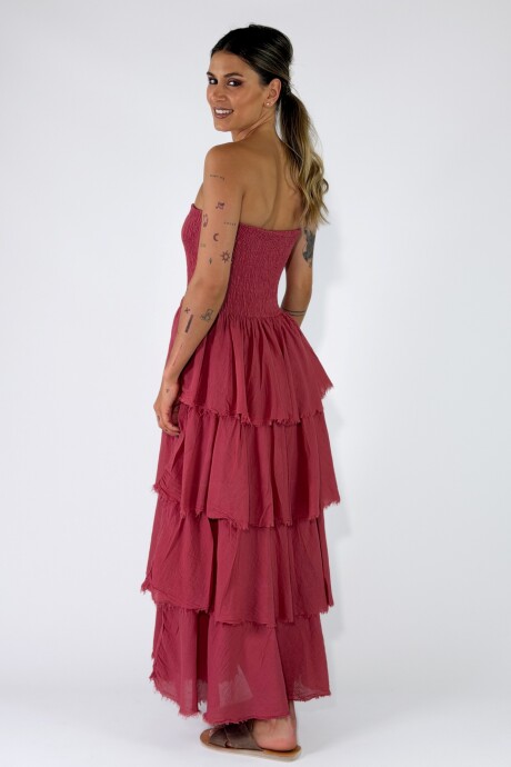 VESTIDO IKARIA Ladrillo