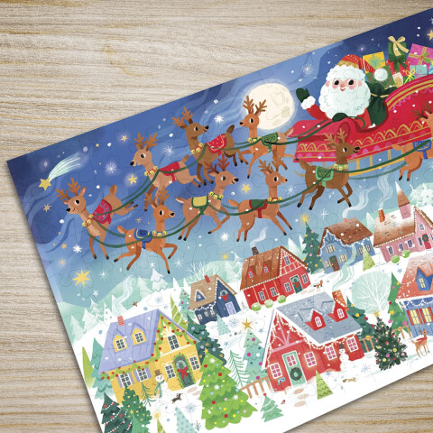 Puzzle Crocodile Creek 100 Piezas Navidad 30 x 43 cm U