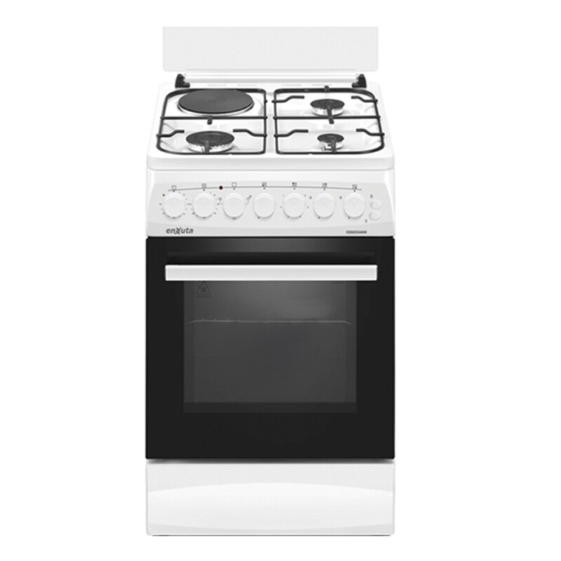 Cocina Enxuta CENX5546 Combinada 3h y 1d Blanca Cocina Enxuta Cenx5546 Combinada 3h Y 1d Blanca