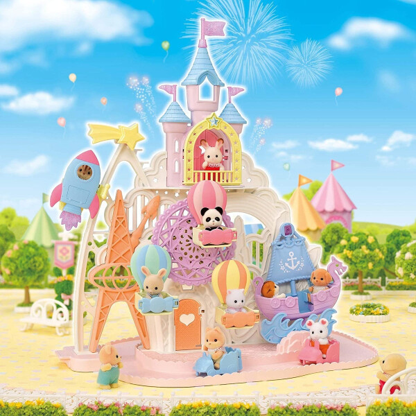 Sylvanian Families Parque De Diversiones Castillo Bebes Sylvanian Families Parque De Diversiones Castillo Bebes