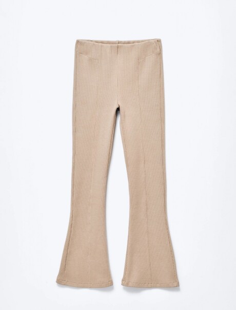 PANTALÓN INFANTIL CON ELASTANO BEIGE