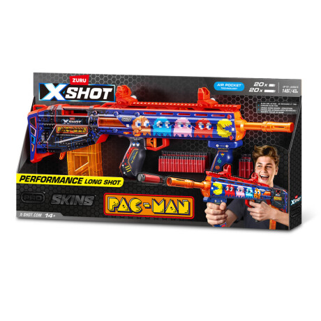 X SHOT PRO PACMAN LONG SHOT C/ 40 DARDOS 001