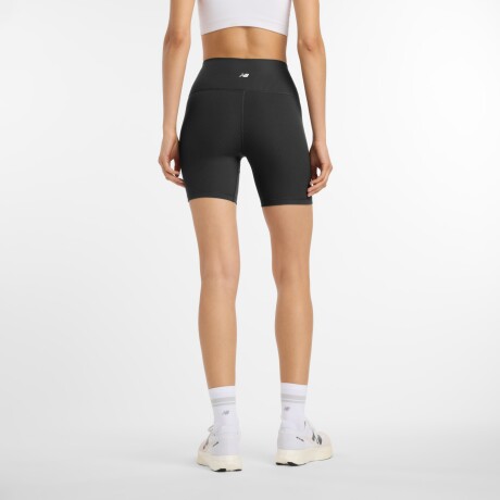 Calza New Balance de Dama - High Rise Short 6" - WS53153BK BLACK