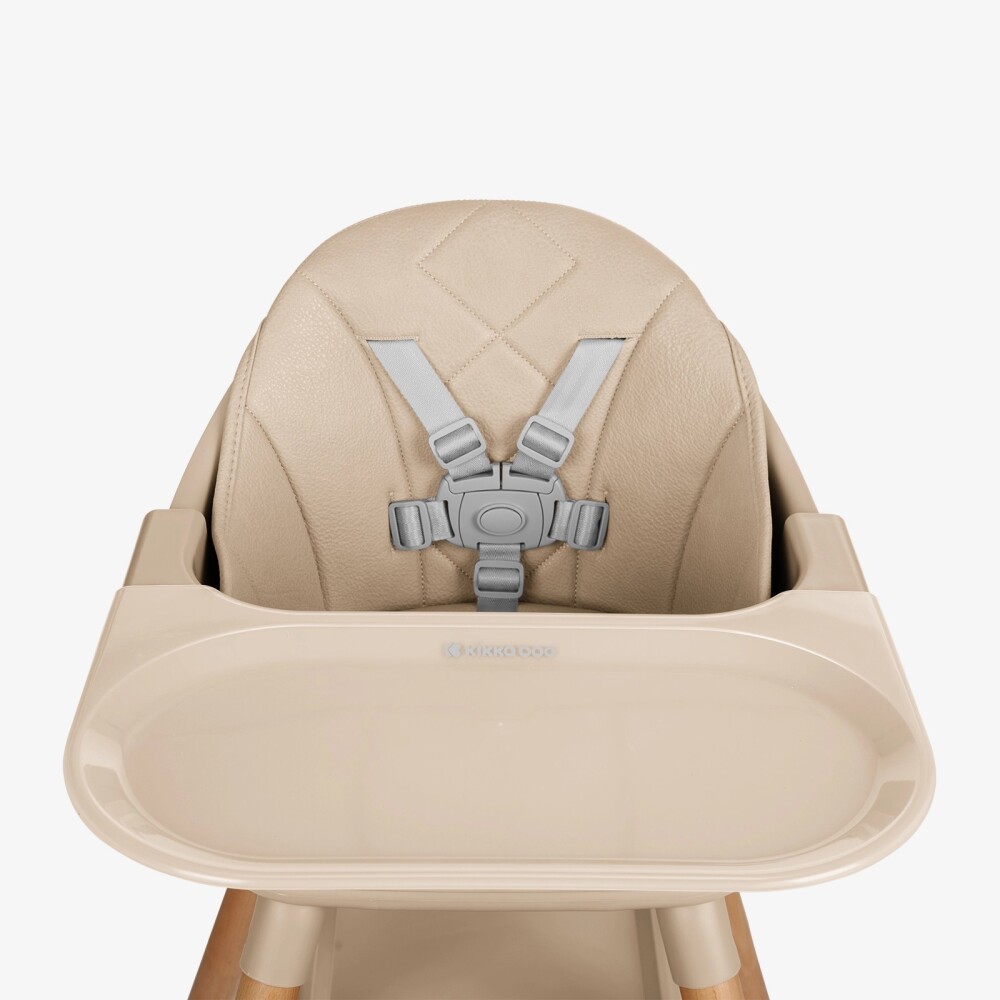 Silla de comer WOODY 6 en 1 KIKKABOO beige Silla de comer WOODY 6 en 1 KIKKABOO beige