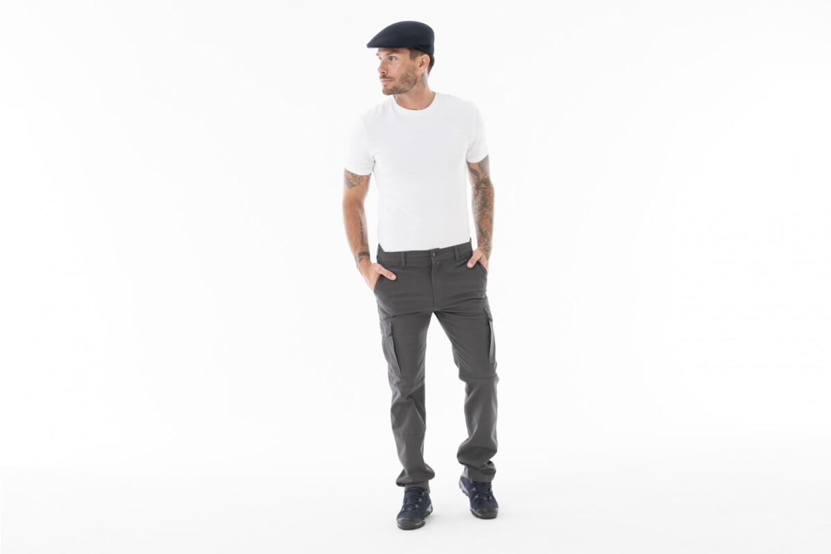 PANTALON CARGO FLEX Grafito