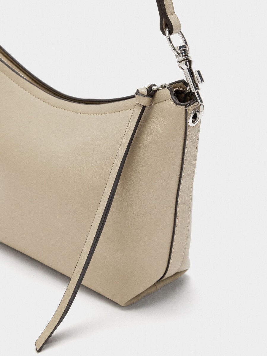 Bolso Bandolera Liso crudo
