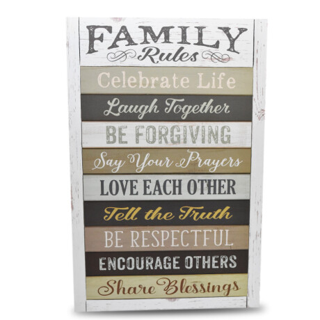 CUADRO MADERA CON MENSAJE 46X30.5X0.9CM 26600 CUADRO MADERA CON MENSAJE 46X30.5X0.9CM 26600