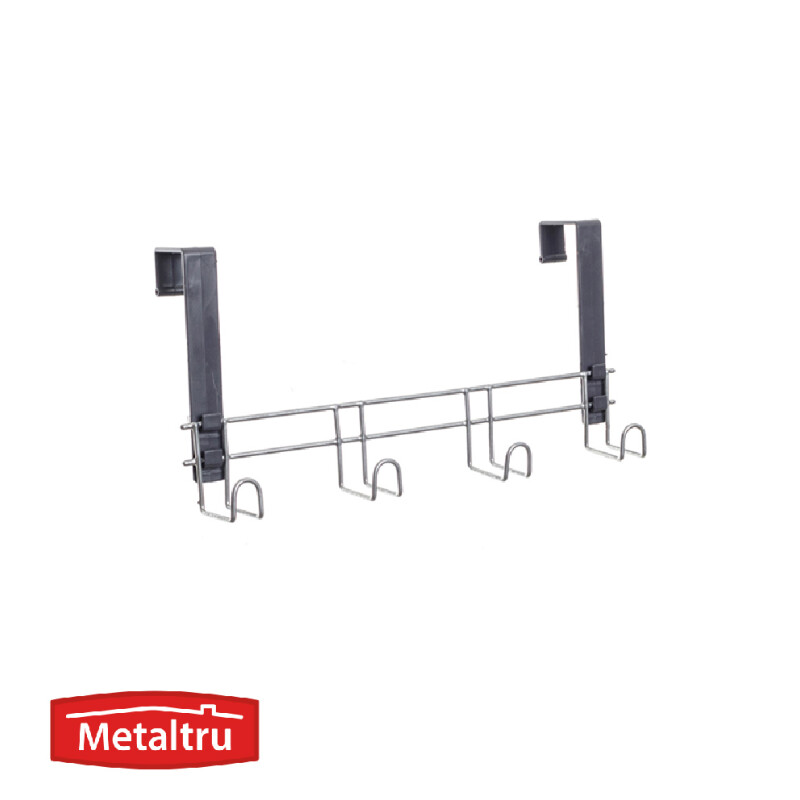 Colgador d/Puerta 4 Ganchos Cromo /Concreto 1460.26.46 Colgador d/Puerta 4 Ganchos Cromo /Concreto 1460.26.46