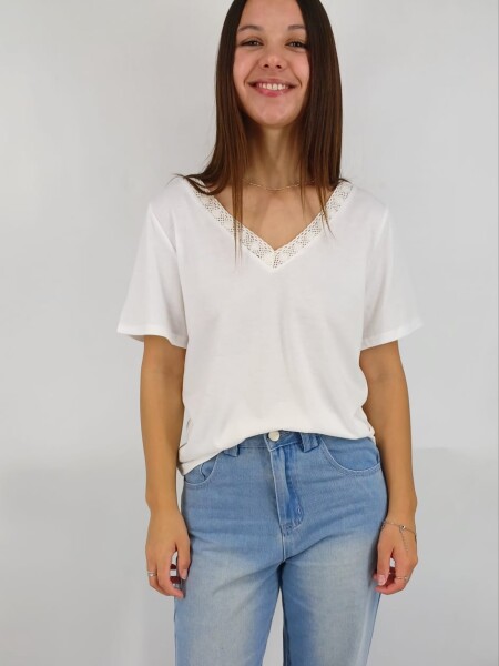 T-SHIRT WANNA 2430 BLANCO