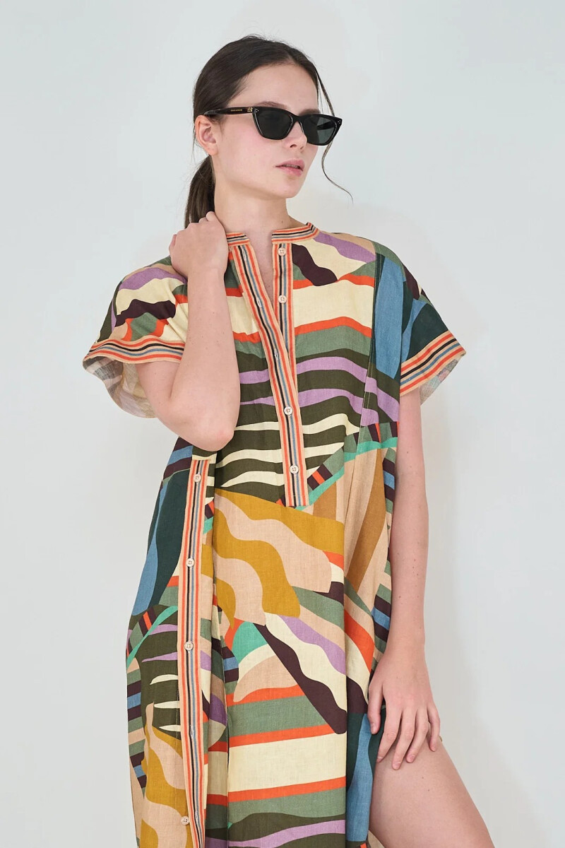 TUNICA STRIPES Naranja