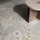 Porcelanato Patchwork Rustico Mate 60X60Cm Piso GAMAS DE BEIGE