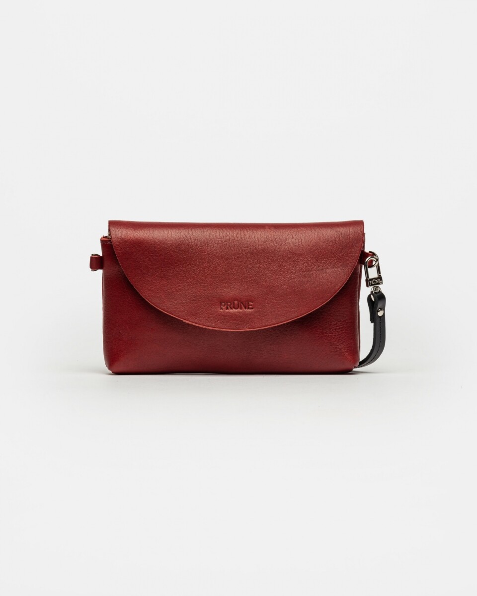 Mini Bag Siena En Cuero Vegetal Liso - Bordeaux 