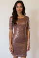 Vestido Shimmer Champagne