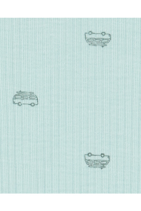 Set tres piezas de algodón, pantalón y dos bodies, diseño combis Sin color